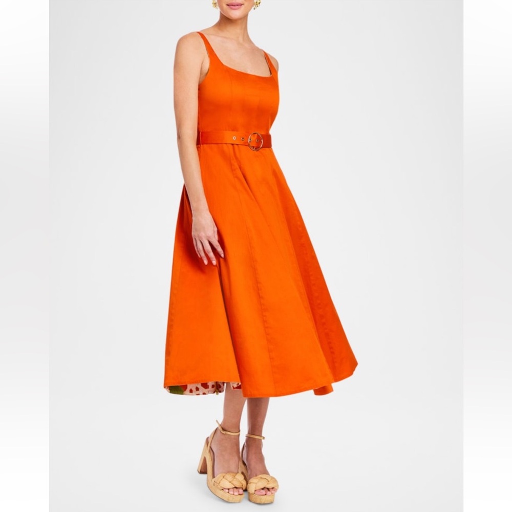 Mestiza New York Yvette Reversible Square-Neck Midi Dress - Picture 6 of 15